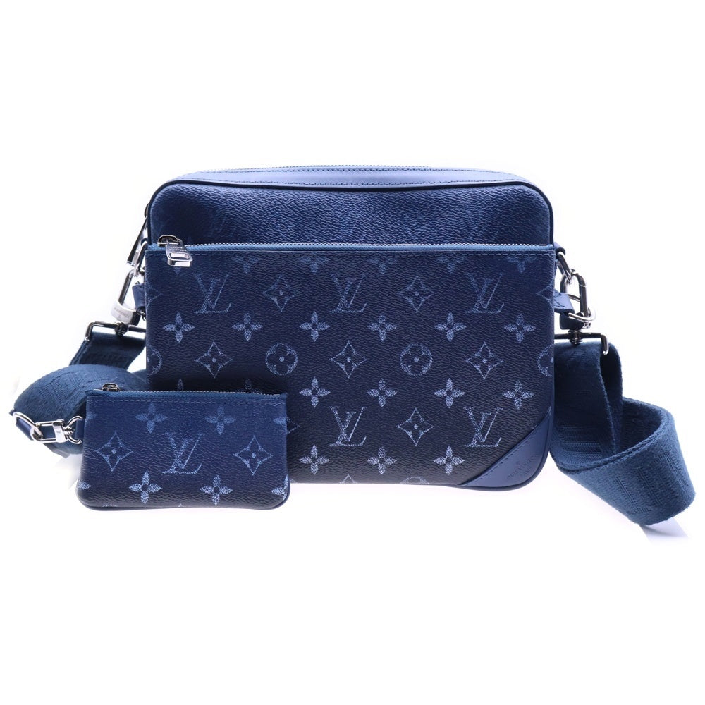 LOUIS VUITTON(ルイヴィトン) モノグラム グラディエント トリオ メッセンジャーバッグ ブラウン RFID レザー M11592