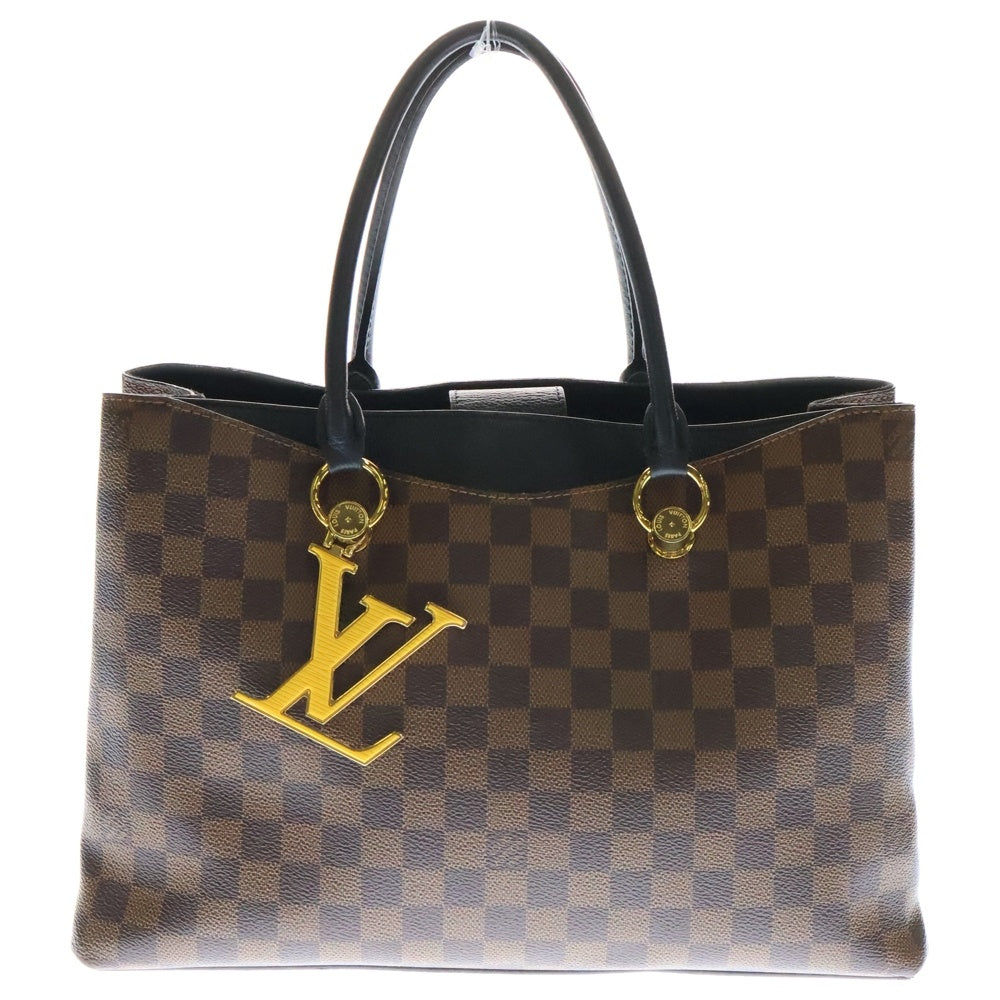LOUIS VUITTON(ルイヴィトン) ダミエ リバーサイド ハンドバッグ トートバッグ ブラウン PVCレザー N40050