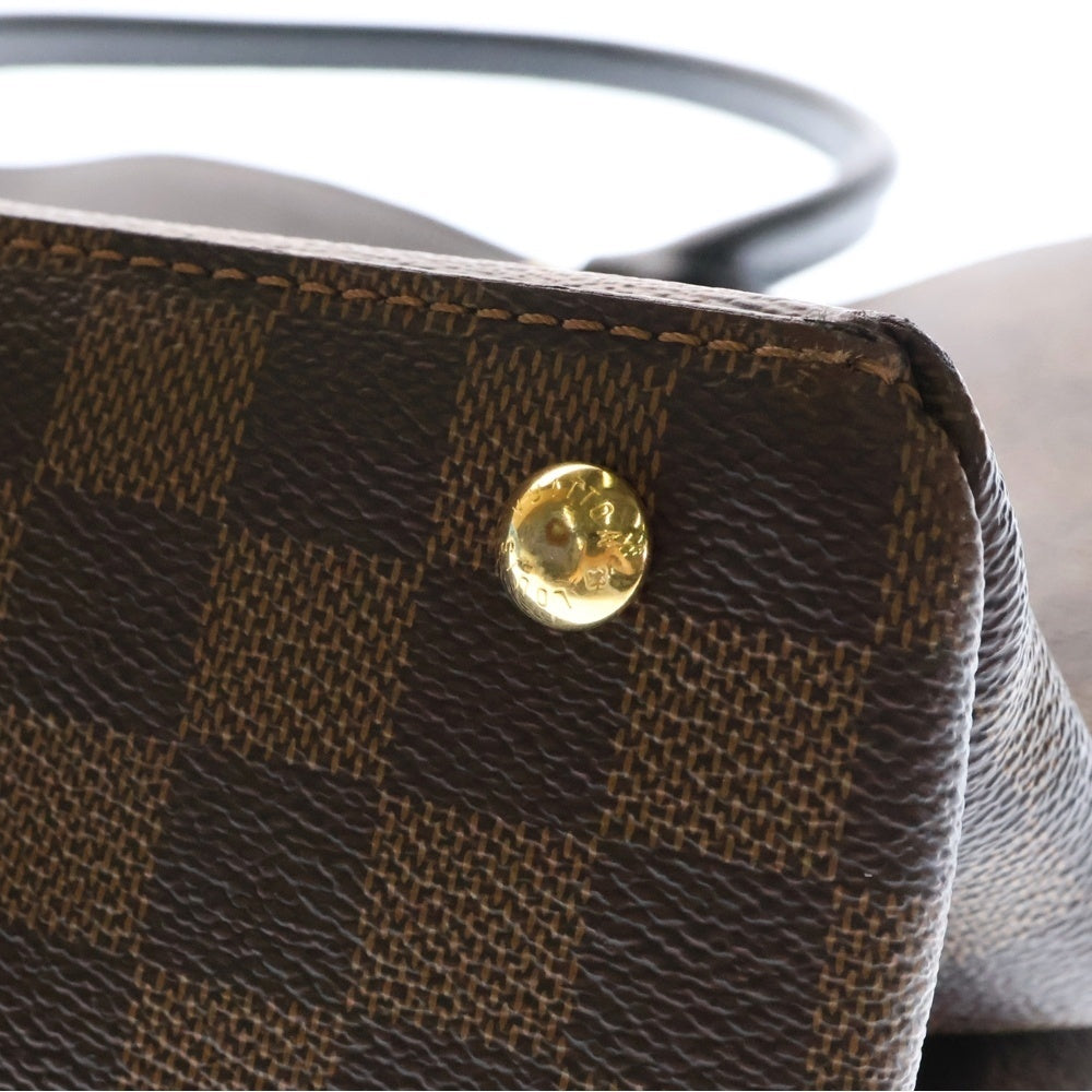 LOUIS VUITTON(ルイヴィトン) ダミエ リバーサイド ハンドバッグ トートバッグ ブラウン PVCレザー N40050