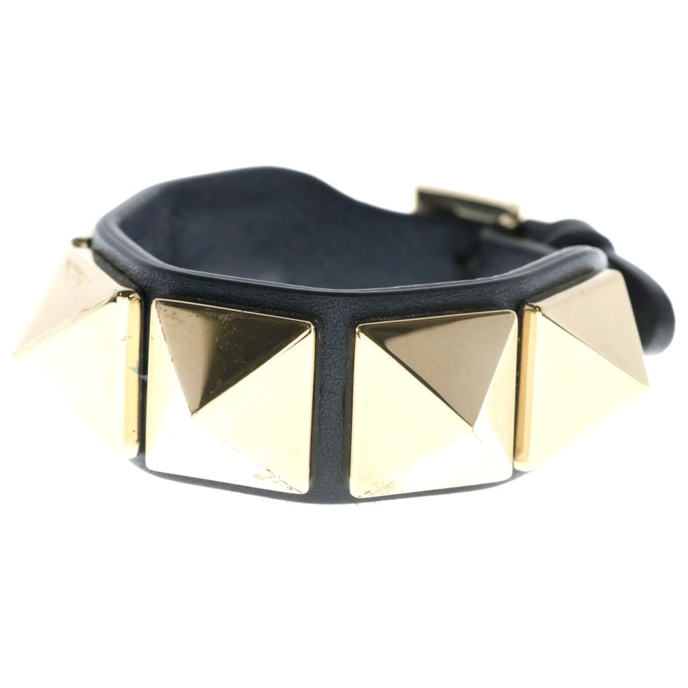 Valentino Giuliattini(ヴァレンチノ ジュリアティー二) ロックスタッズ ジュリアティー二 ブレスレット ブラック レザー