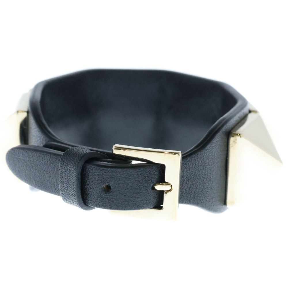 Valentino Giuliattini(ヴァレンチノ ジュリアティー二) ロックスタッズ ジュリアティー二 ブレスレット ブラック レザー