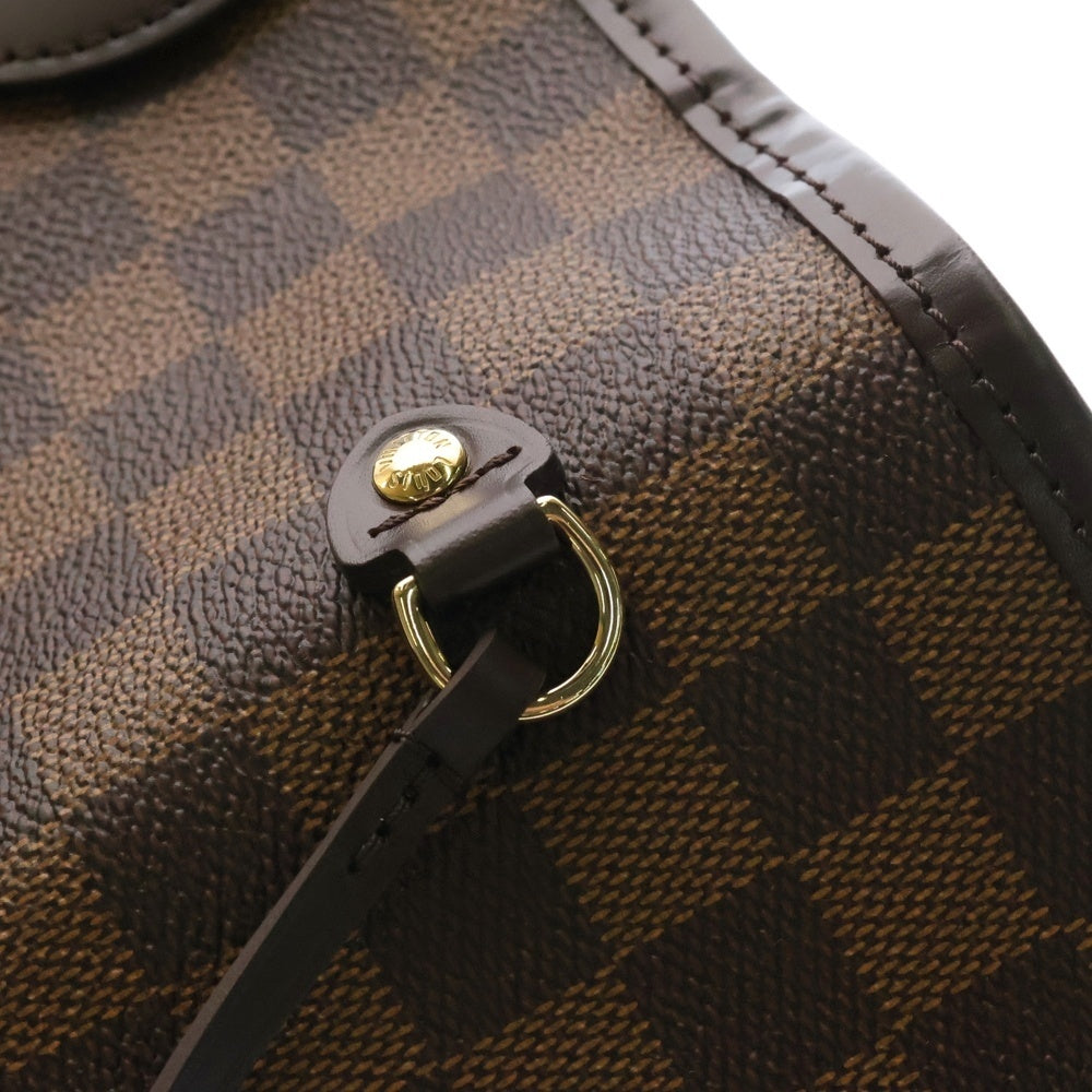 LOUIS VUITTON(ルイヴィトン) ダミエ ネヴァーフルGM ブラウン PVC トートバッグ ポーチ付 N41357