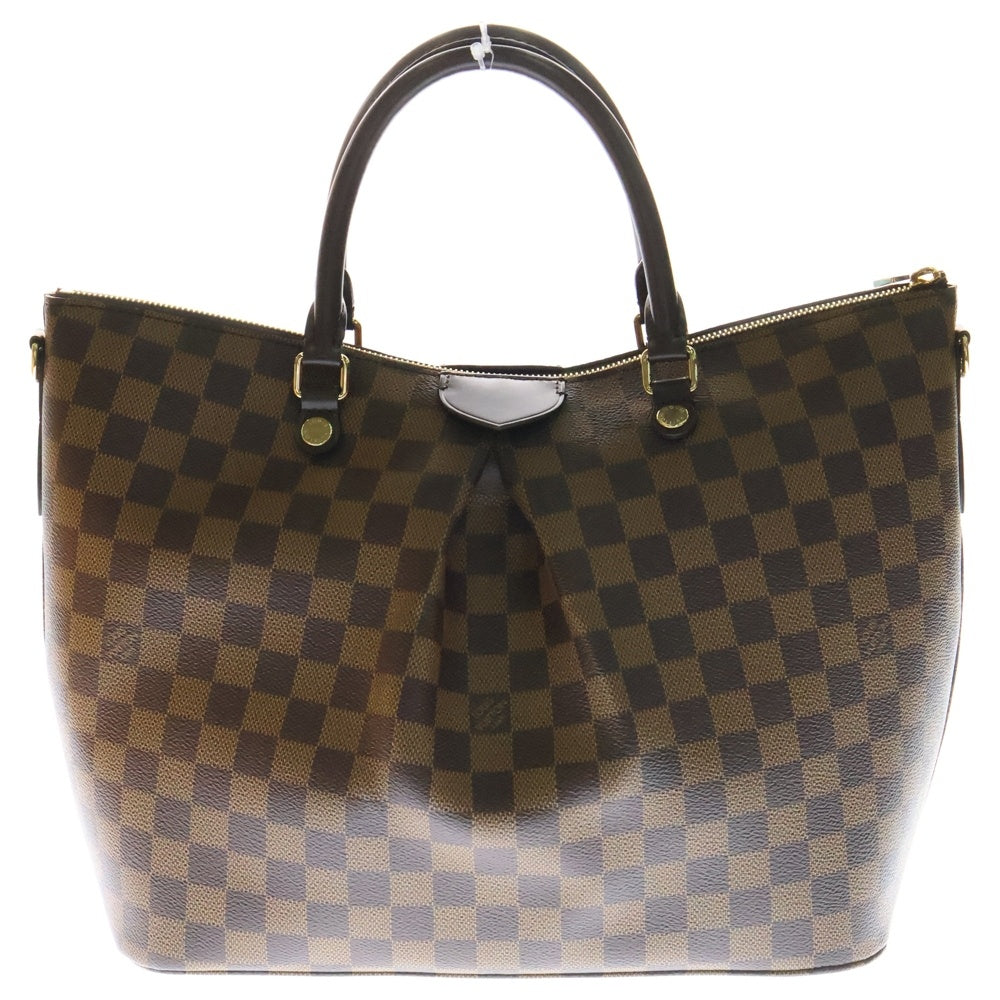 LOUIS VUITTON(ルイヴィトン) ダミエ シエナMM ブラウン PVC ハンドバッグ ショルダーバッグ