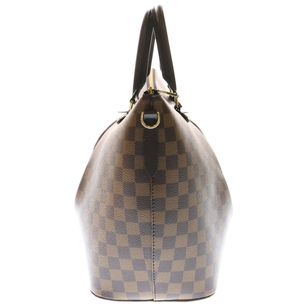 LOUIS VUITTON(ルイヴィトン) ダミエ シエナMM ブラウン PVC ハンドバッグ ショルダーバッグ