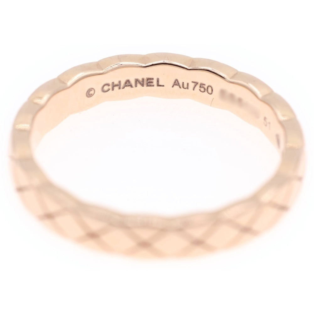 CHANEL(シャネル) ココ クラッシュ リング ミニ K18 Au750 PG ピンクゴールド 指輪 ジュエリー