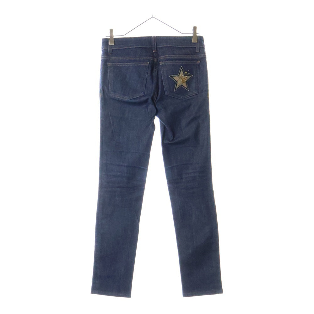GUCCI(グッチ) バック GGスターパッチ スキニーデニムパンツ インディゴ レディース 271542