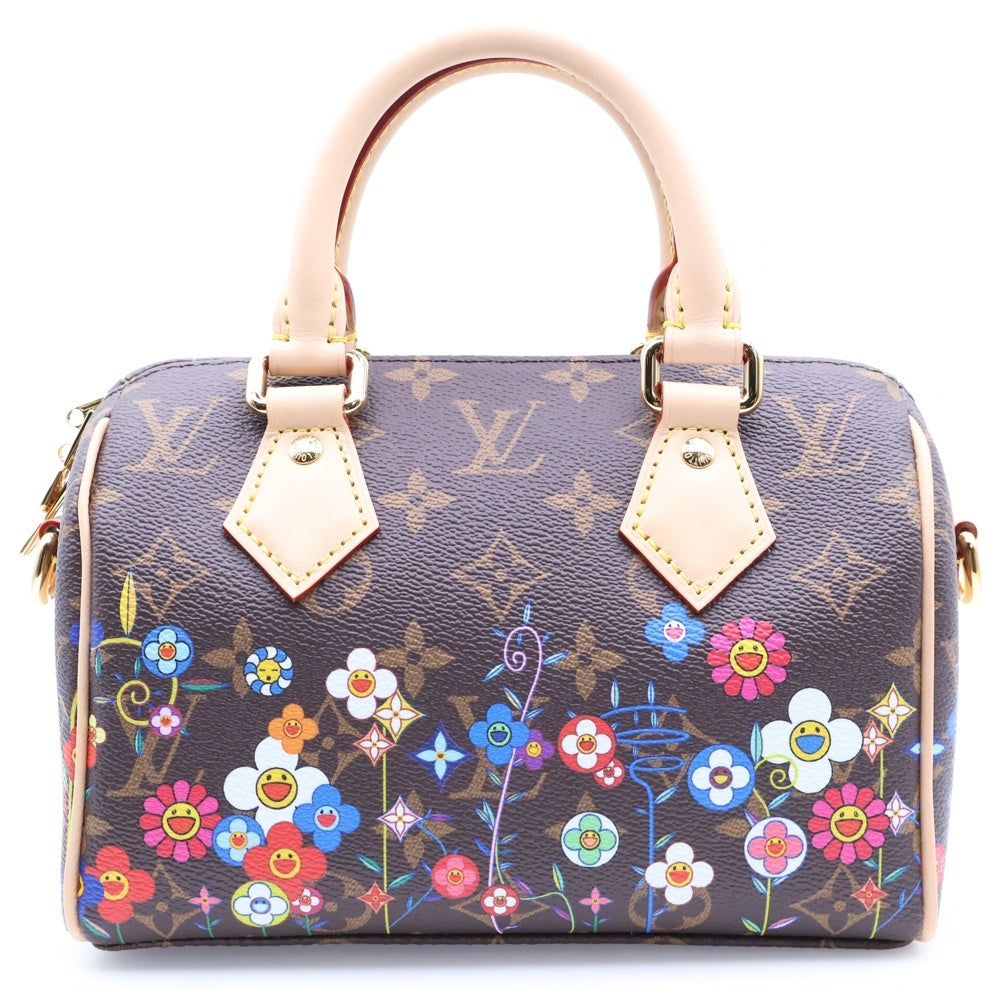 LOUIS VUITTON(ルイヴィトン) モノグラム スピーディバンドリエール20 2WAY レザーハンドバッグ ショルダーバッグ ブラウン レディース M14175