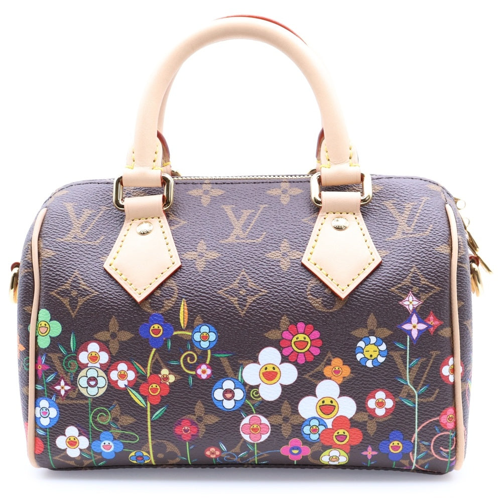LOUIS VUITTON(ルイヴィトン) モノグラム スピーディバンドリエール20 2WAY レザーハンドバッグ ショルダーバッグ ブラウン レディース M14175