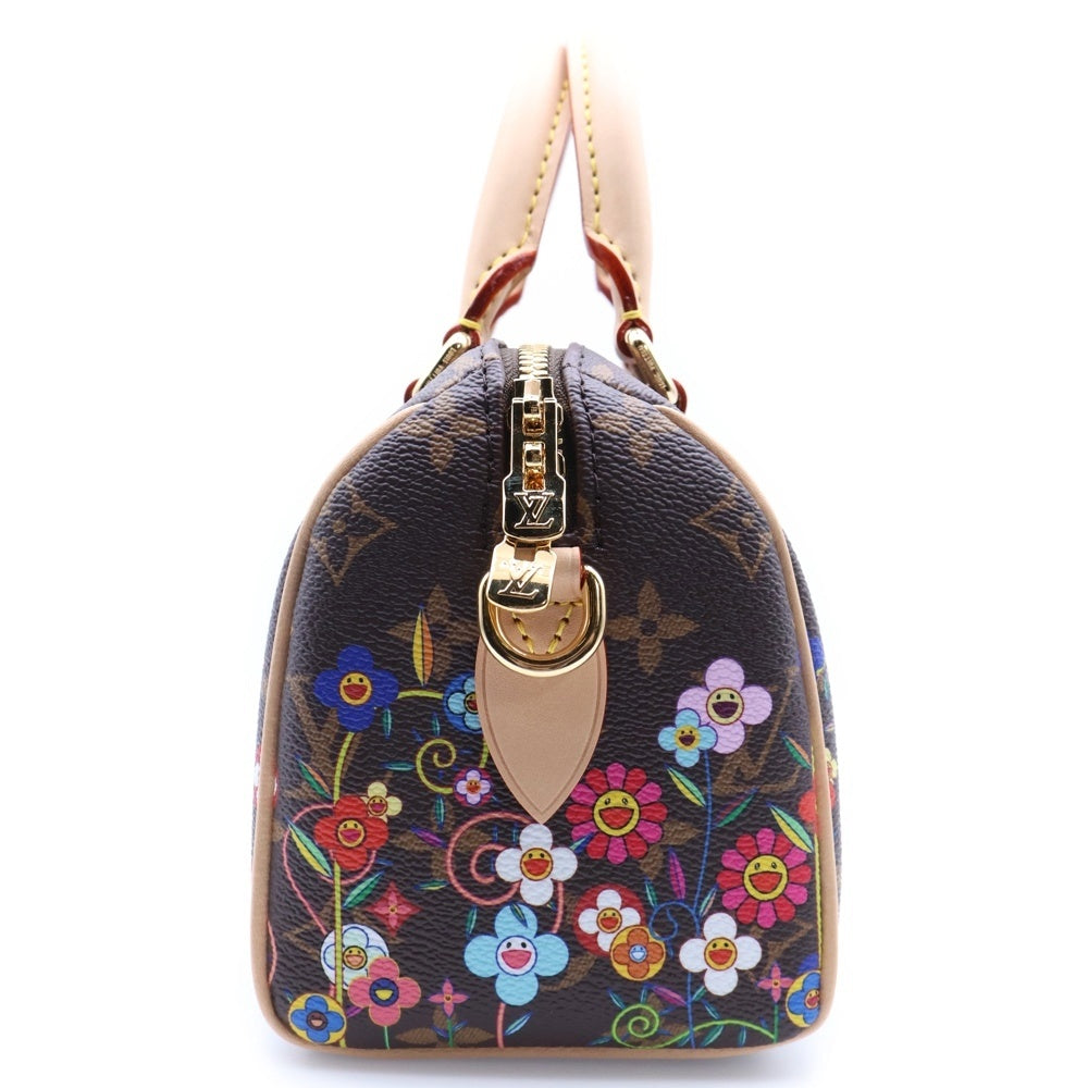LOUIS VUITTON(ルイヴィトン) モノグラム スピーディバンドリエール20 2WAY レザーハンドバッグ ショルダーバッグ ブラウン レディース M14175