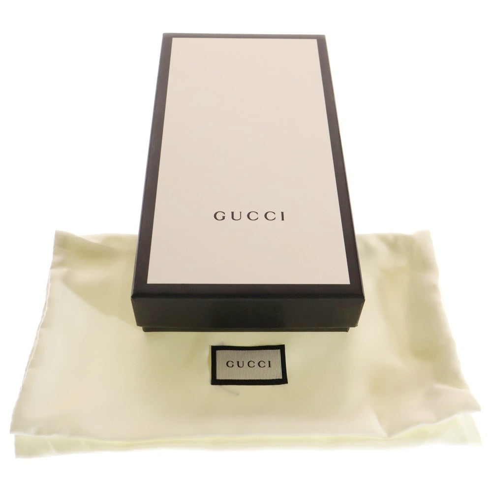 GUCCI(グッチ) ズゥミ ジップアラウンド財布 ロングウォレット コインケース 長財布 ゴールド金具 レザー ブラウン 570661