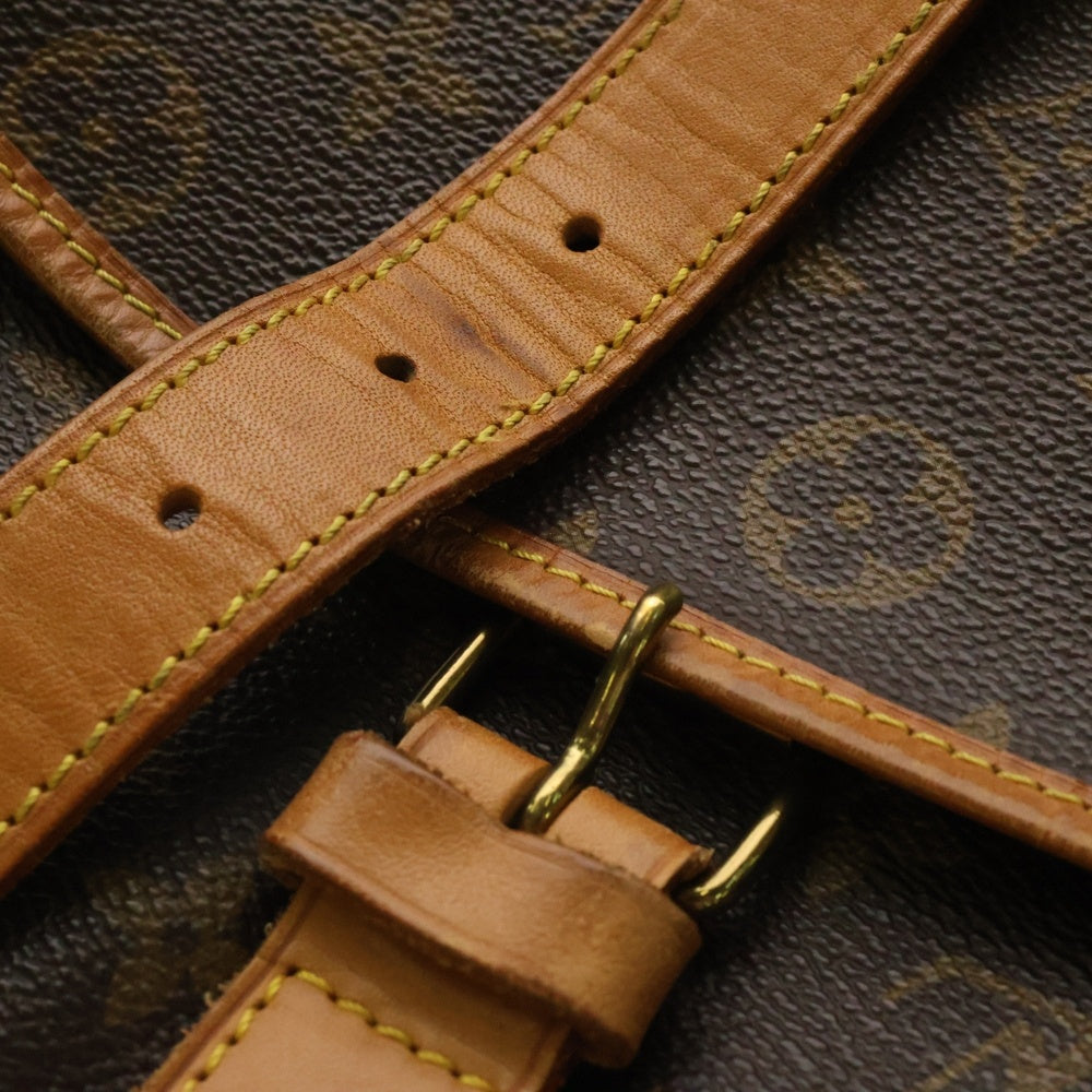 LOUIS VUITTON(ルイヴィトン) ソミュール35 モノグラム PVC レザー ショルダーバッグ ブラウン M42254