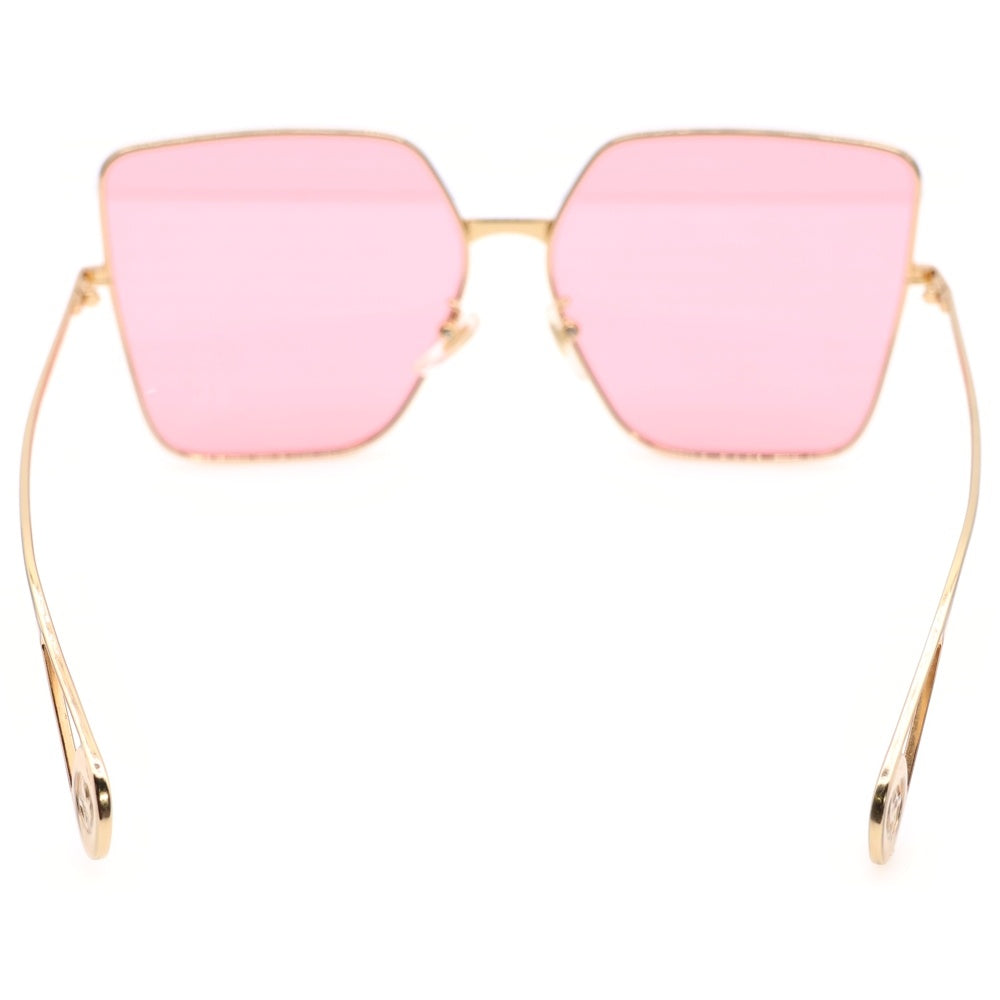 GUCCI(グッチ) サングラス メガネ アイウェア ピンクレンズ ゴールドフレーム GG0436S
