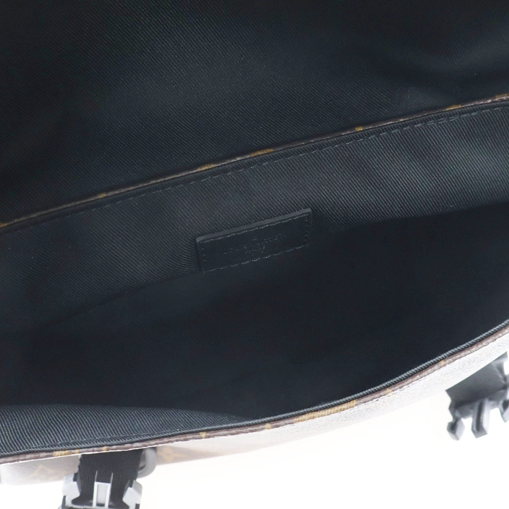 LOUIS VUITTON(ルイヴィトン) モノグラム マカサー LVトレイル メッセンジャー ブラウン PVC M46972 ショルダーバッグ