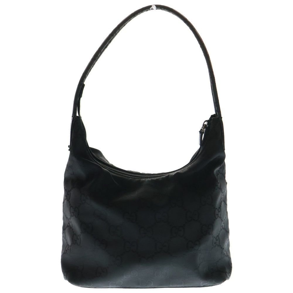 GUCCI(グッチ) GGナイロン ワンショルダーバック ハンドバッグ ミニバッグ ブラック ナイロン 001-3386