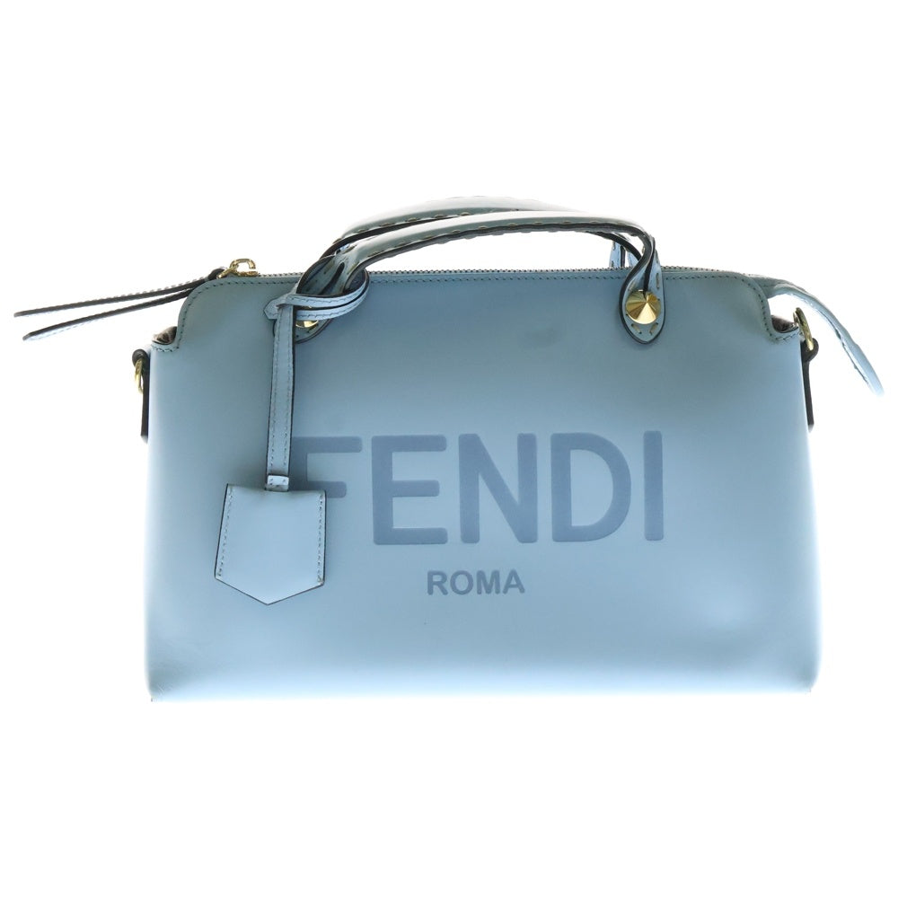 FENDI(フェンディ) バイザウェイ スモール 2WAYバッグ ハンドバッグ ゴールド金具 ショルダーバッグ ライトブルー レザー 8BL146 228-2557