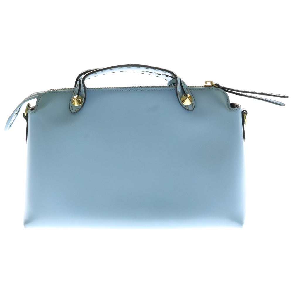 FENDI(フェンディ) バイザウェイ スモール 2WAYバッグ ハンドバッグ ゴールド金具 ショルダーバッグ ライトブルー レザー 8BL146 228-2557