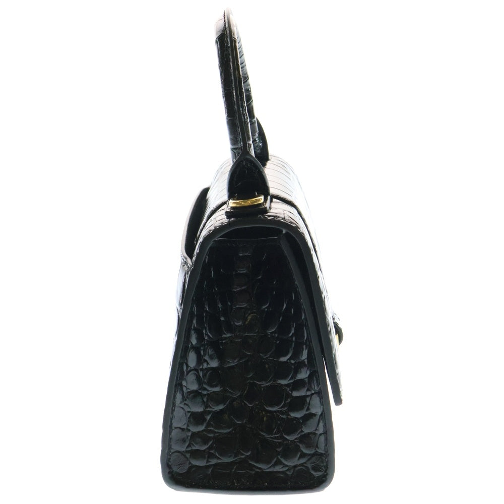 BALENCIAGA(バレンシアガ) バレンシアガ アワーグラスXS 2wayショルダーバッグ ハンドバッグ ミニバッグ ブラック ゴールド金具 レザー 592833
