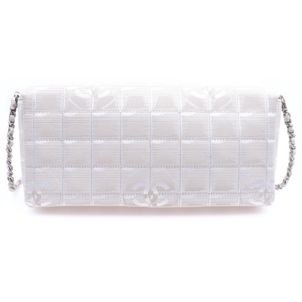 CHANEL(シャネル) ニュートラベルライン チェーンショルダーバッグ ミニバッグ ショルダーポシェット ベージュ シルバー金具
