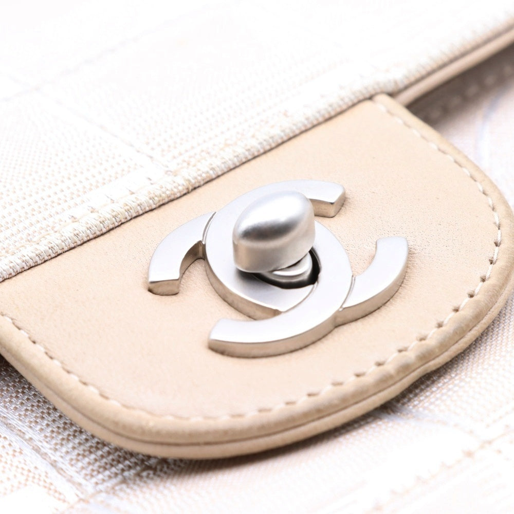 CHANEL(シャネル) ニュートラベルライン チェーンショルダーバッグ ミニバッグ ショルダーポシェット ベージュ シルバー金具