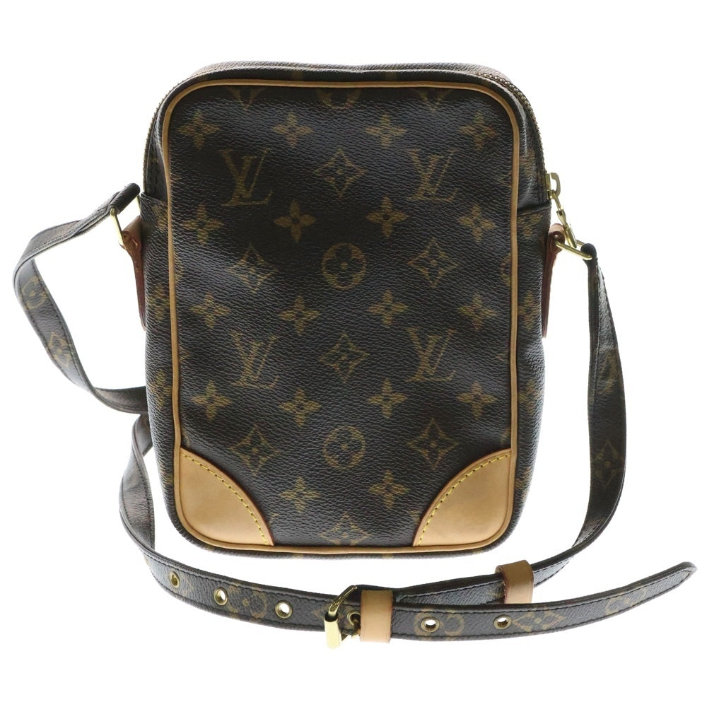 LOUIS VUITTON(ルイヴィトン) モノグラム アマゾン ショルダーバッグ ミニバッグ ブラウン ゴールド金具 レザー×PVC M45236