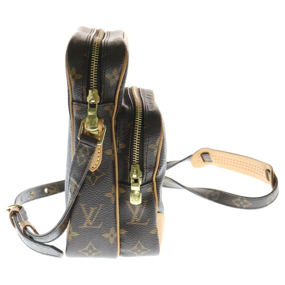LOUIS VUITTON(ルイヴィトン) モノグラム アマゾン ショルダーバッグ ミニバッグ ブラウン ゴールド金具 レザー×PVC M45236
