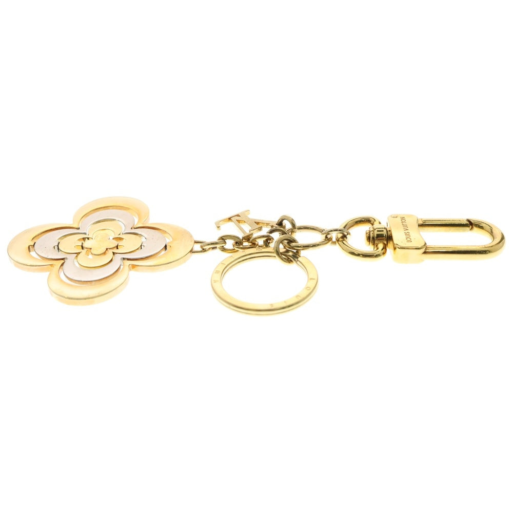 LOUIS VUITTON(ルイヴィトン) ポルトクレ ゴールデンフラワー M64267 ゴールド GP キーホルダー チャーム