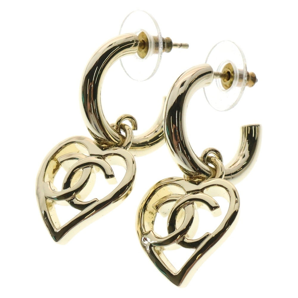 CHANEL(シャネル) ココマーク ハートピアス GP ゴールド B22P アクセサリー レディース