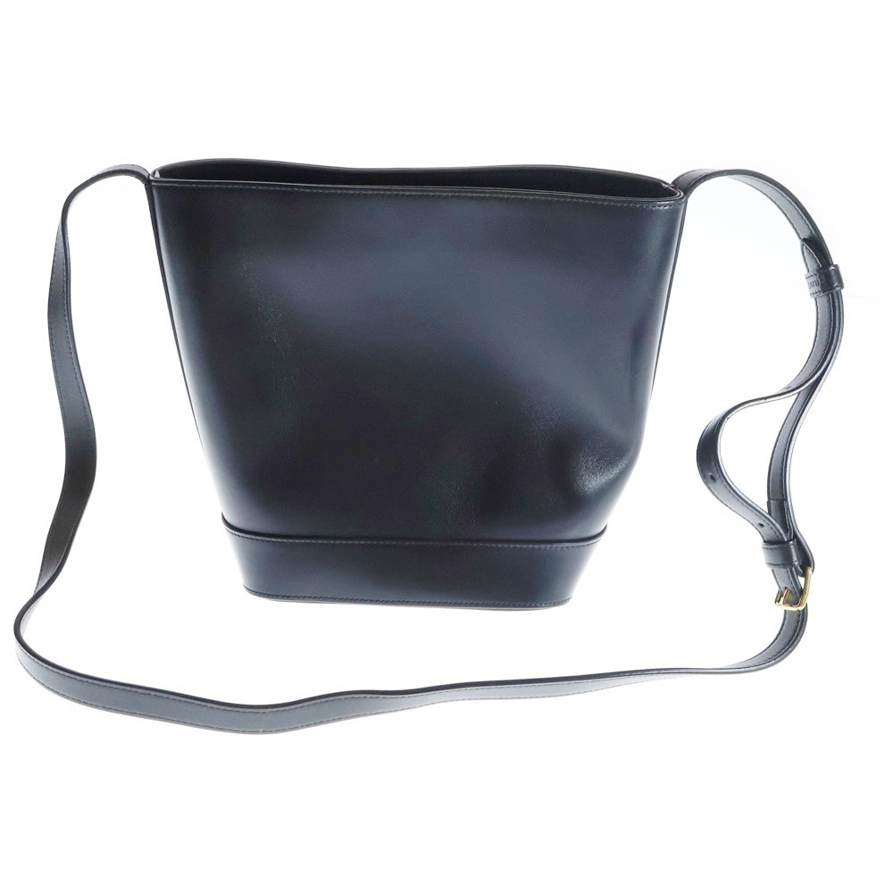 CELINE(セリーヌ) スモールバケット キュイルトリオンフ ショルダーバッグ ブラック レザー