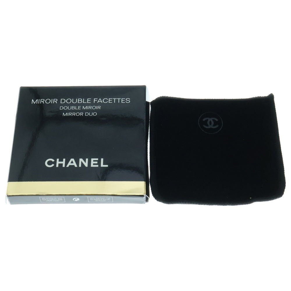 CHANEL(シャネル) ロゴ コンパクトミラー ブラック 鏡