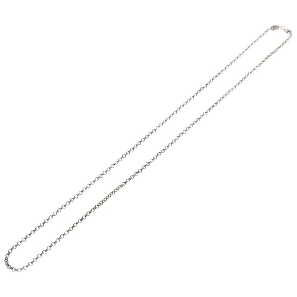 CHROME HEARTS(クロムハーツ) NECKCHAIN R20 ロールチェーンネックレス 20inch シルバー BCA084
