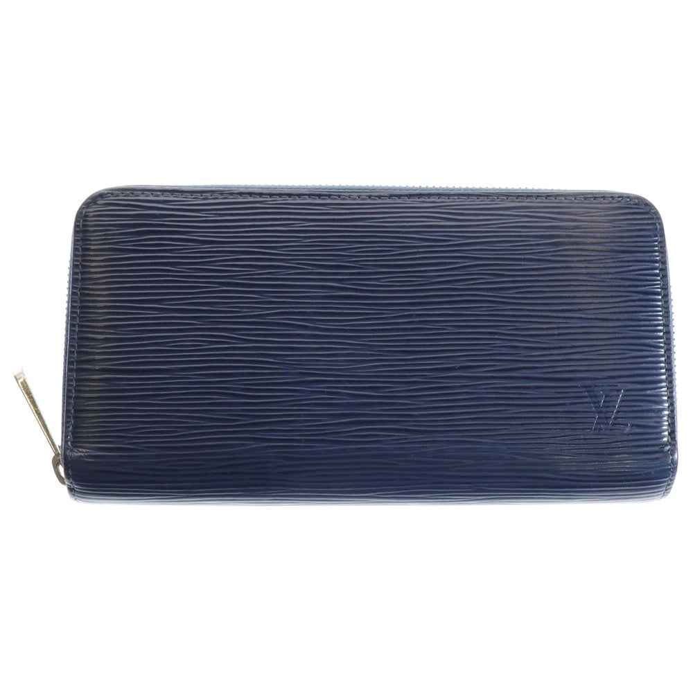 LOUIS VUITTON(ルイヴィトン) ジッピーウォレット エピ レザー ロングウォレット 長財布 シルバー金具 ネイビー M61873