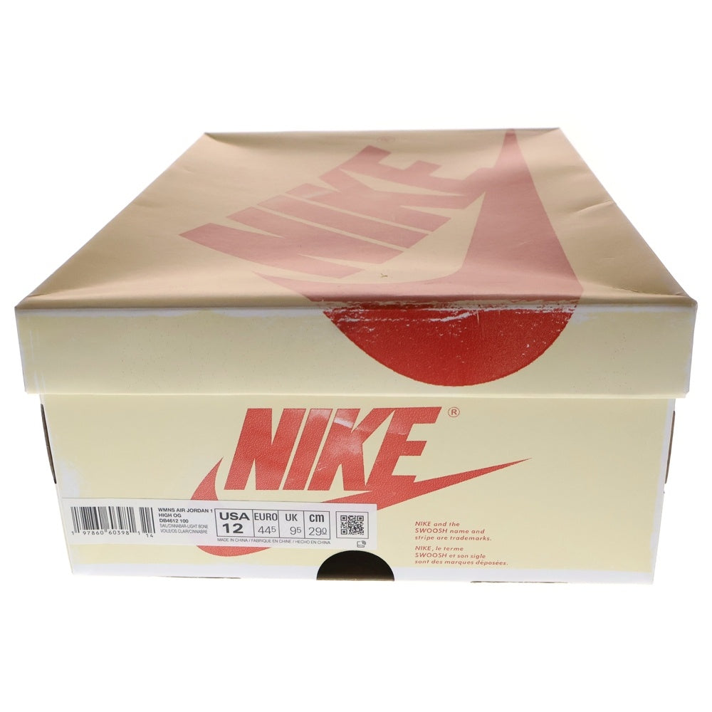 NIKE(ナイキ) AIR JORDAN 1 HIGH OG エアジョーダン 1 ハイカットスニーカー ホワイト/レッド US12/29cm DB4612-100