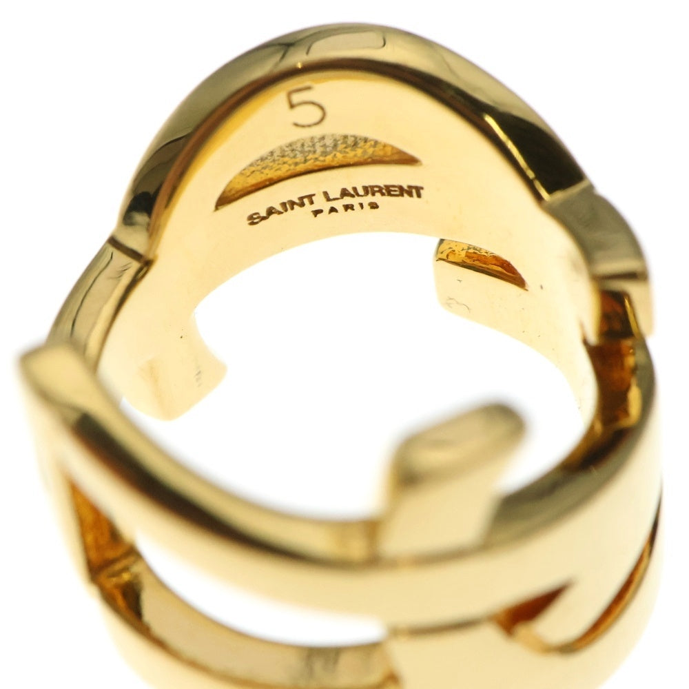 SAINT LAURENT PARIS(サンローランパリ) オピウム ツイスト リング 指輪 ゴールド GP
