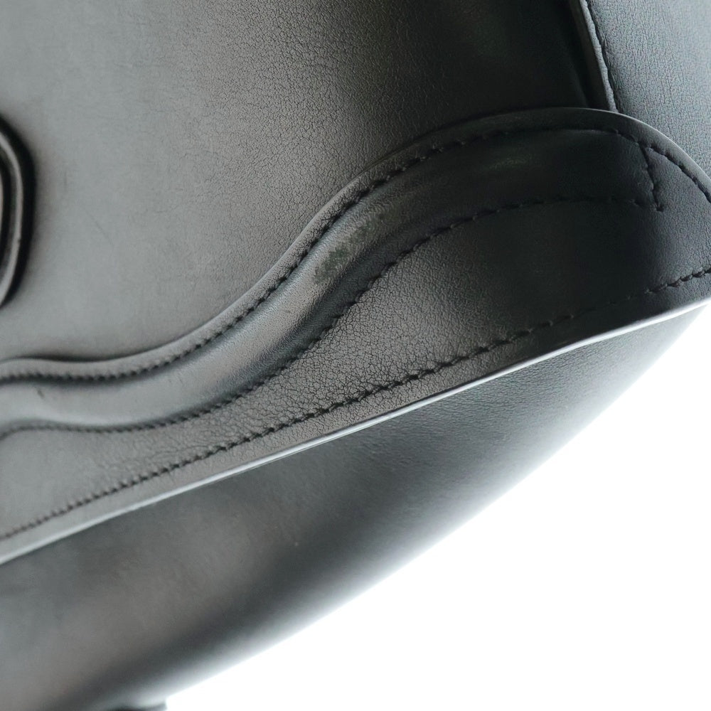 CELINE(セリーヌ) ラゲージ ナノ 2wayハンドバック ショルダーバッグ ブラック レザー カーフスキン