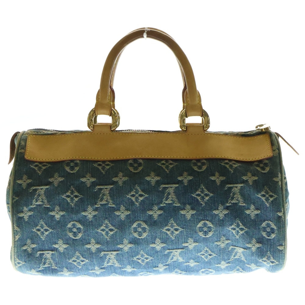 LOUIS VUITTON(ルイヴィトン) モノグラム デニム ネオスピーディ ハンドバッグ ネイビー キャンバス M95019