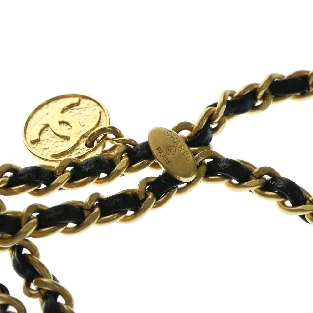CHANEL(シャネル) マトラッセ ショッピングバッグ スモール チェーンバッグ ブラック ゴールド金具 キャビアスキン AS3470