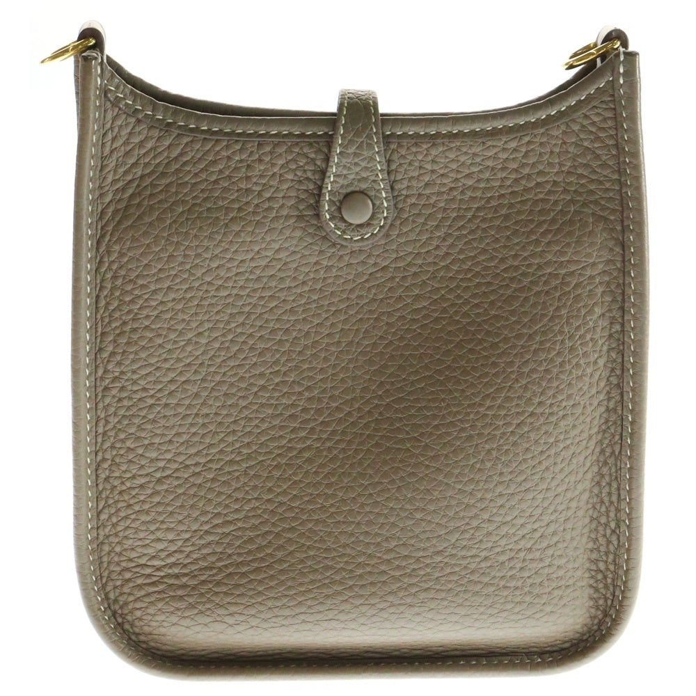 HERMES(エルメス) エブリンTPM トリヨン エトゥープ ショルダーバッグ ミニバッグ グレージュ ゴールド金具 レザー U刻印