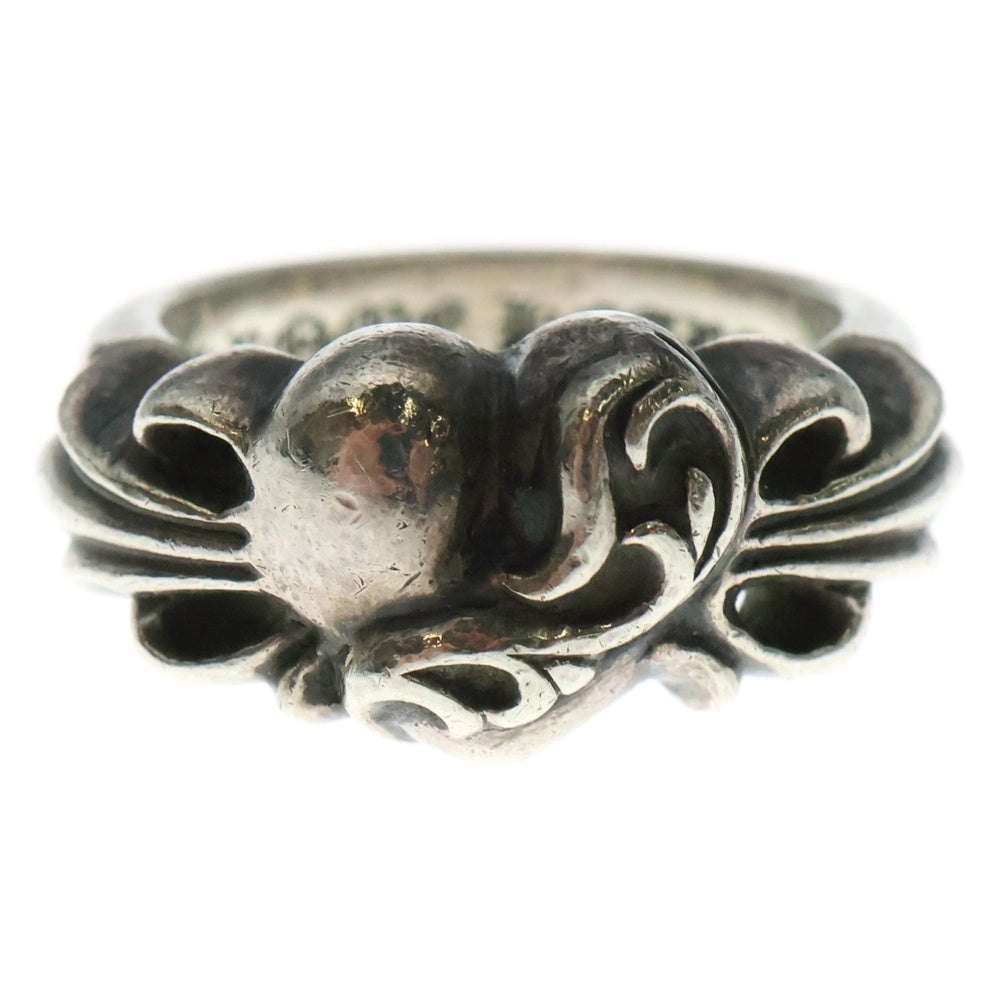 CHROME HEARTS(クロムハーツ) FLRL CRS HRT フローラルハート シルバーリング