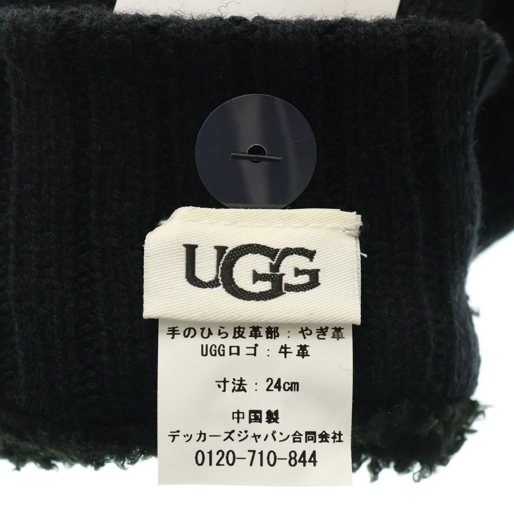 UGG(アグ) ニット手袋 グローブ ブラック