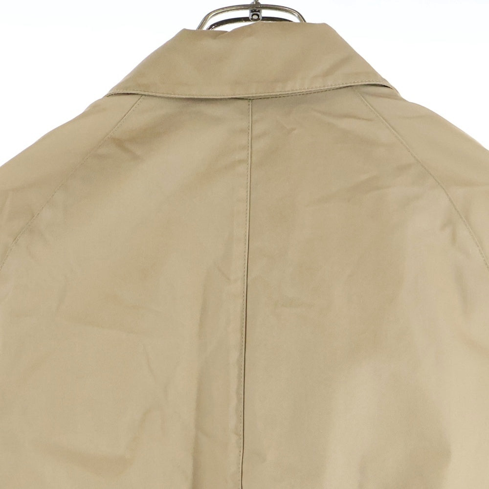 dunhill(ダンヒル) コットン ナイロン ステンカラー ラグランスリーブ ロング コート ベージュ