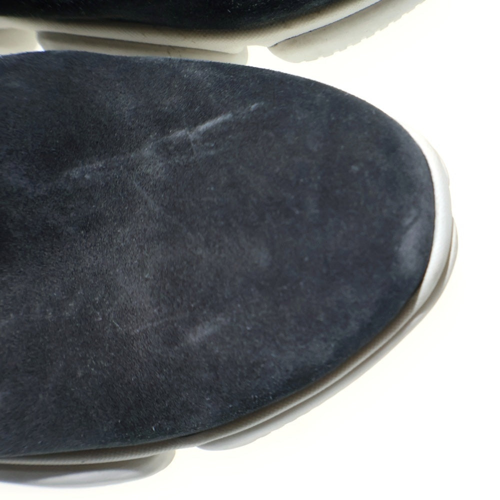 MONCLER(モンクレール) BONO STIVALE ボノ スティヴァーレ スエードレザー ボアライニング ベルトデザイン ハイカット シューズ スニーカー グレー