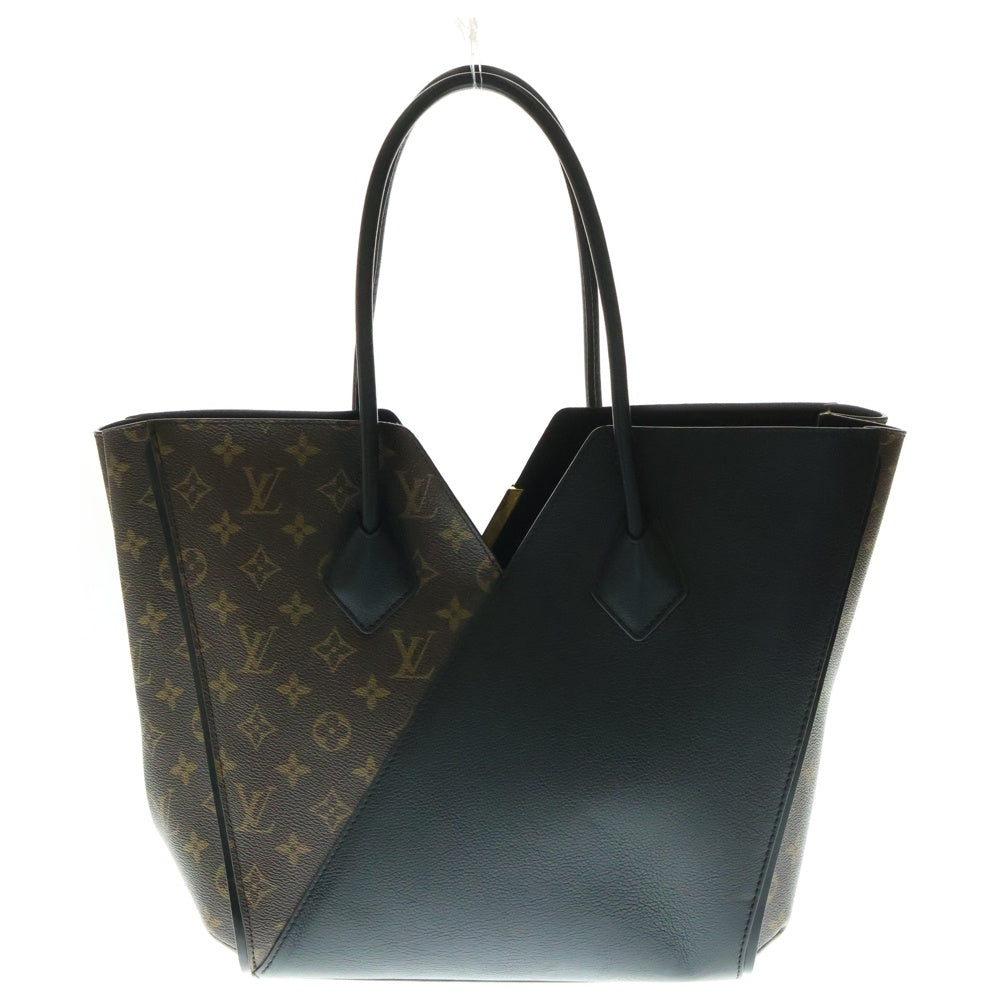 LOUIS VUITTON(ルイヴィトン) モノグラム キモノMM M40460 ブラウン×ブラック PVC×レザー トートバッグ