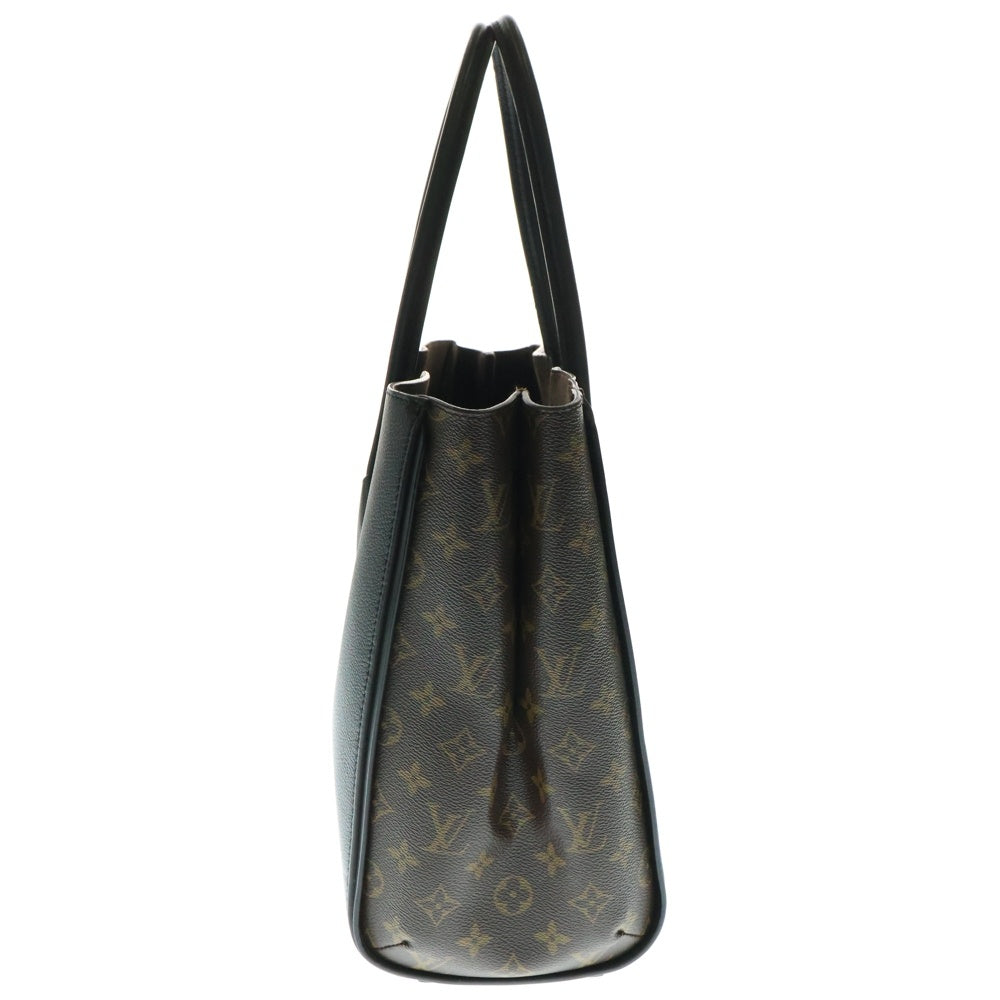 LOUIS VUITTON(ルイヴィトン) モノグラム キモノMM M40460 ブラウン×ブラック PVC×レザー トートバッグ