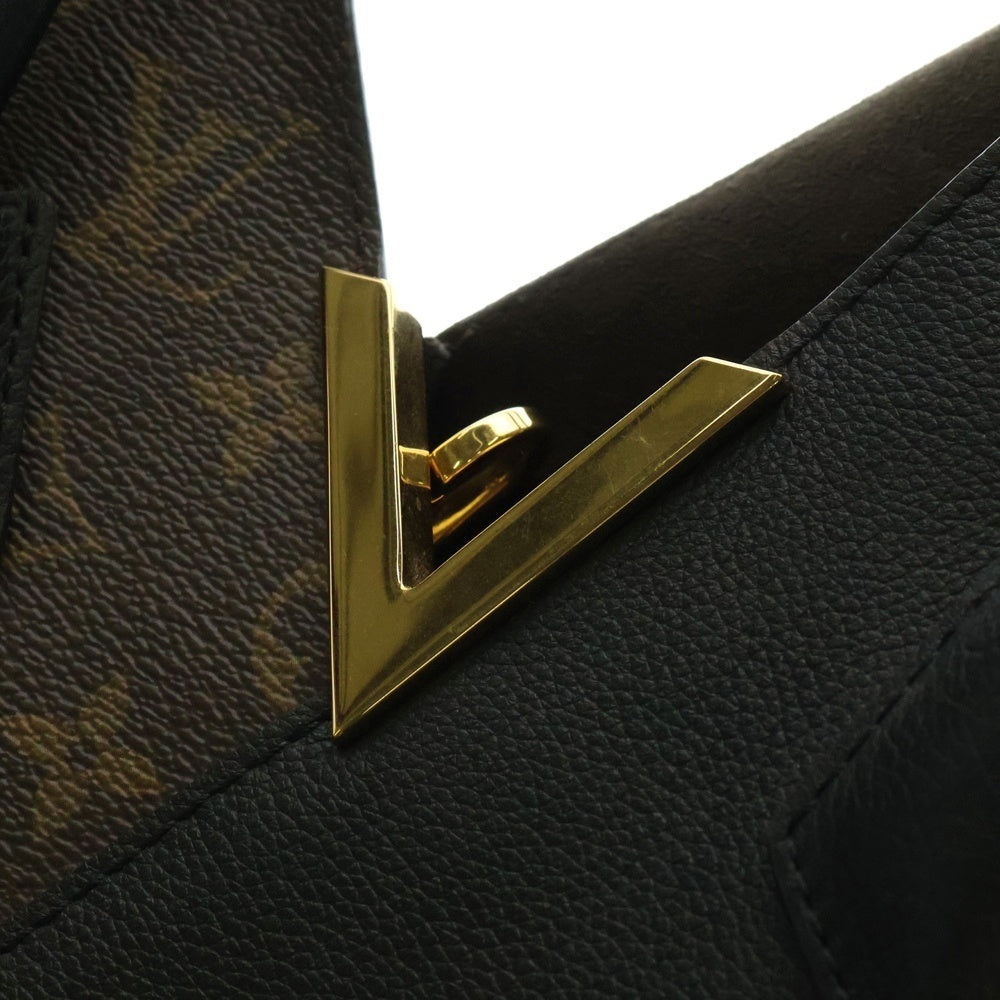 LOUIS VUITTON(ルイヴィトン) モノグラム キモノMM M40460 ブラウン×ブラック PVC×レザー トートバッグ