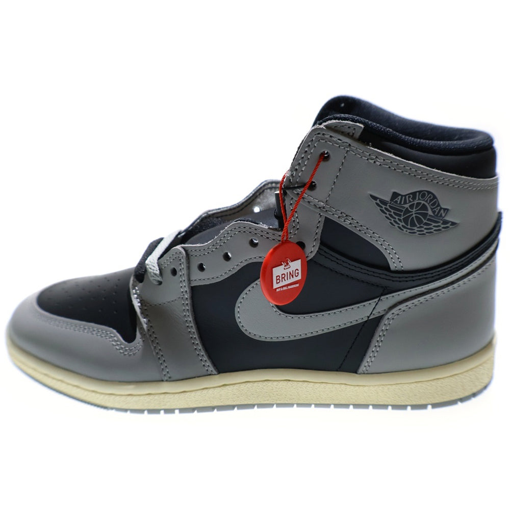 NIKE(ナイキ) Air Jordan 1 High 85 Reverse Shadow エアジョーダン1 ハイ 85 リバースシャドウ ハイカットスニーカー US9.5/27.5cm グレー/ブラック