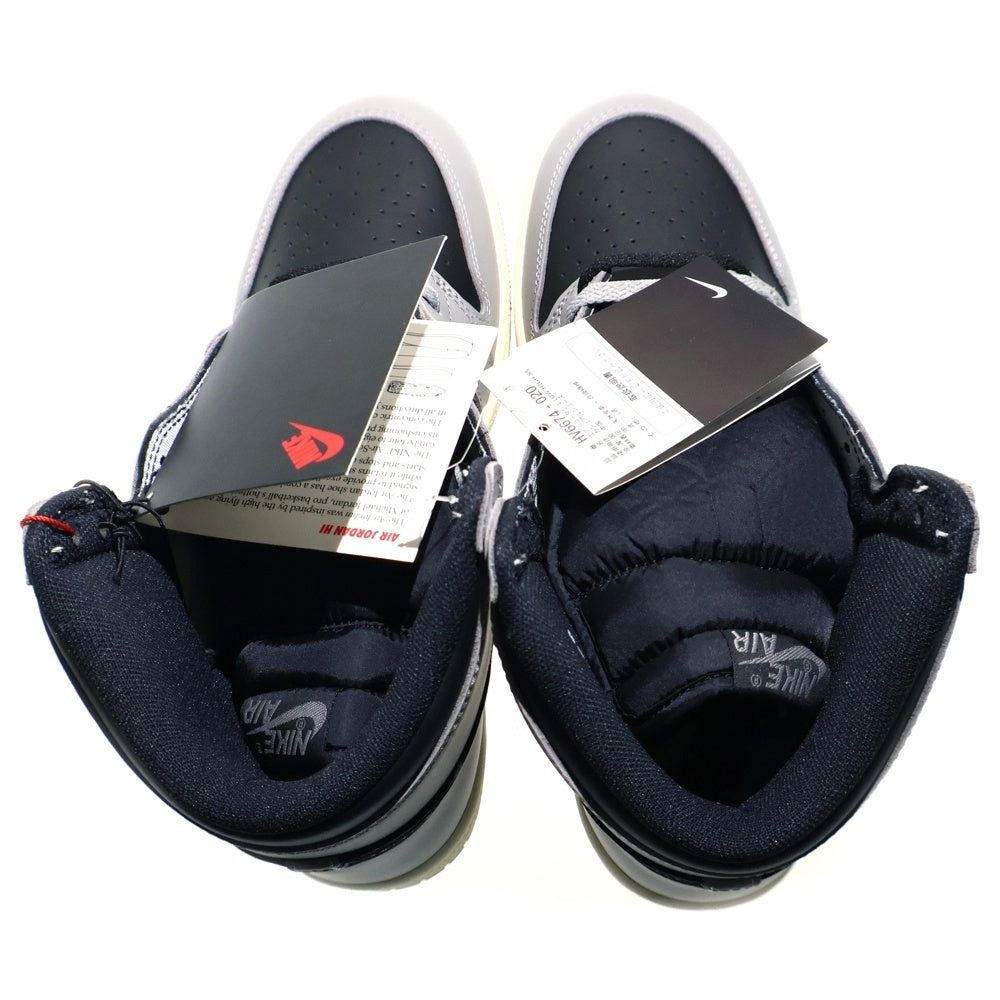 NIKE(ナイキ) Air Jordan 1 High 85 Reverse Shadow エアジョーダン1 ハイ 85 リバースシャドウ ハイカットスニーカー US9.5/27.5cm グレー/ブラック