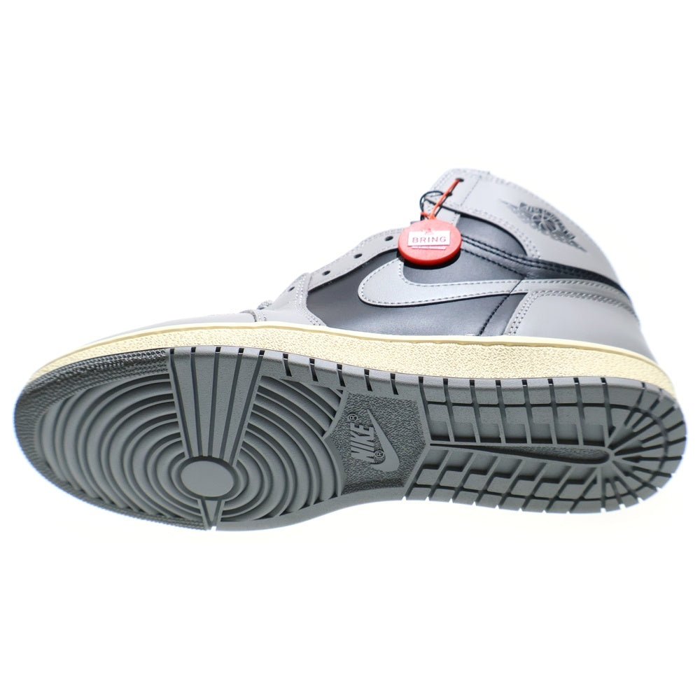 NIKE(ナイキ) Air Jordan 1 High 85 Reverse Shadow エアジョーダン1 ハイ 85 リバースシャドウ ハイカットスニーカー US9.5/27.5cm グレー/ブラック