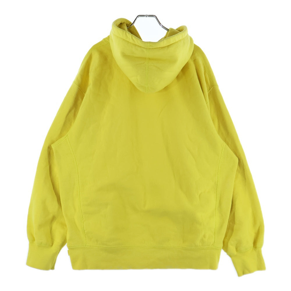 SUPREME(シュプリーム) 20AW Cross Box Logo Hooded Sweatshirt クロスボックスロゴ刺繍 プルオーバースウェットパーカー フーディー イエロー