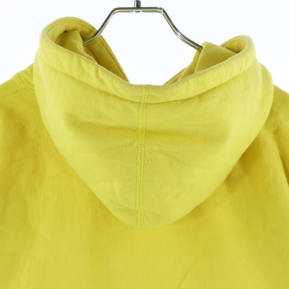 SUPREME(シュプリーム) 20AW Cross Box Logo Hooded Sweatshirt クロスボックスロゴ刺繍 プルオーバースウェットパーカー フーディー イエロー