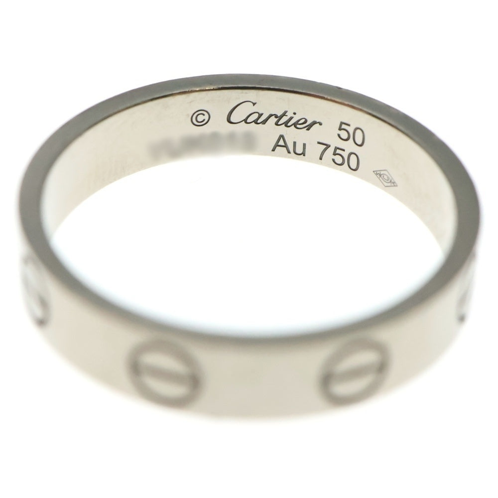 Cartier(カルティエ) ミニラブリング ホワイトゴールド 750WG #50 指輪 ジュエリー